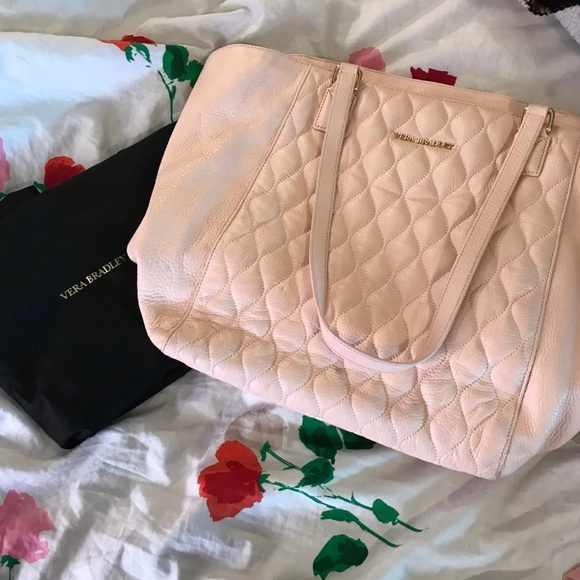 Vera Bradley Handbags - ❌FINAL❌ Vera Bradley Quilted Ella Tote in Blush